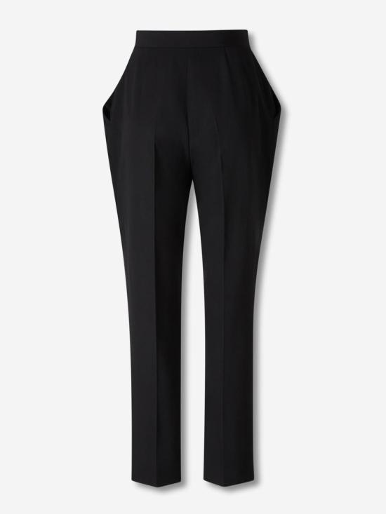 26SS 발망 스트레이트 팬츠 GF1PN190WC09 0PA0PANOIR Black - BALMAIN