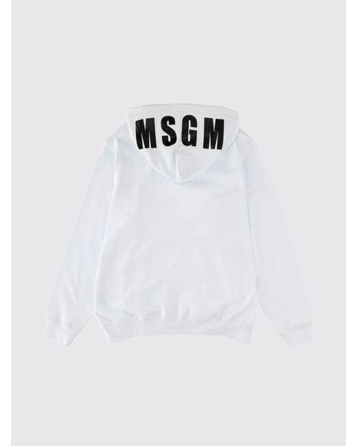  엠에스지엠 맥시 로고 후드 티셔츠 2000MDM535 200001 02 IVORY DOM - MSGM