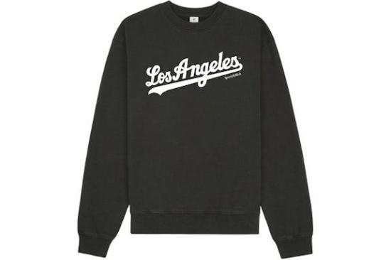  스포티앤리치 긴팔 티셔츠 ST071627667BA02 111 FADED BLACK DOM