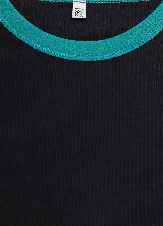  베이스레인지 반팔 티셔츠 TTDTS CR AU25 MURANO NAVY GREEN DOM - BASERANGE
