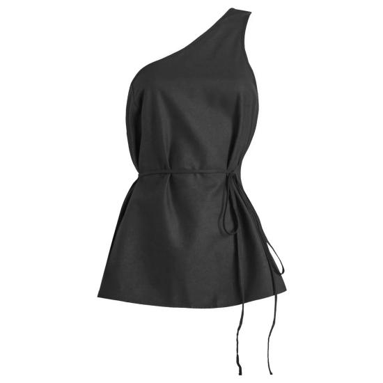  베이스레인지 민소매 티셔츠 TSEYWSAU25 BLACK DOM