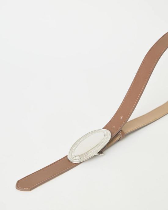  비로우더레귤러 벨트 레귤러 벨트 B Low The Belt Adley Belt Tobacco/Silver - B LOW THE BELT