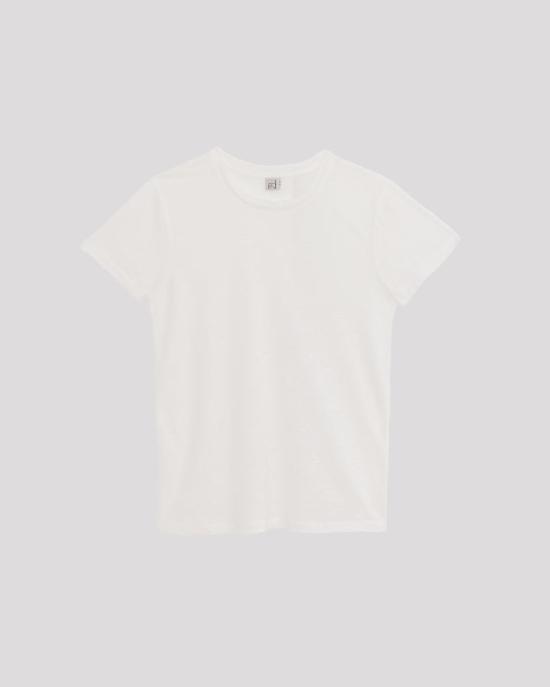 25SS 베이스레인지 반팔 티셔츠 TOSTJLSU25 ECRU DOM