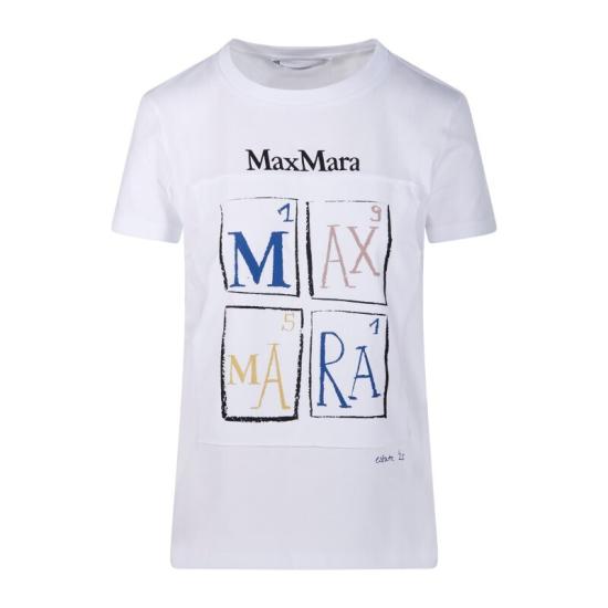 25SS 막스마라 반팔 티셔츠 1194106201711941062600017 WHITE DOM