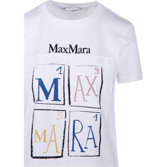25SS 막스마라 반팔 티셔츠 1194106201711941062600017 WHITE DOM - MAX MARA