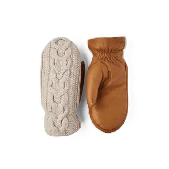  헤스트라 장갑 Hestra Elle Mittens 오프 화이트/코르크
