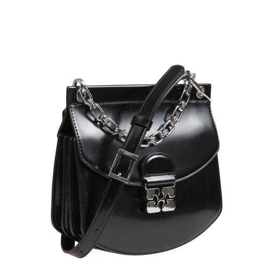 25FW 가니 숄더백 A6910 Black - GANNI