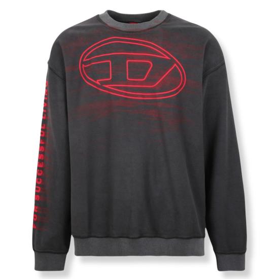 25FW 디젤 긴팔 티셔츠 A18654 0AGCB Grey