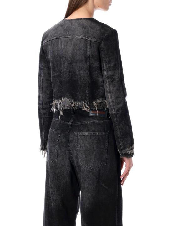 25FW 디젤 데님 자켓 A21616007DB Black - DIESEL