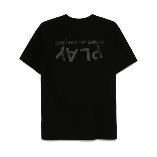 25SS 꼼데가르송 반팔 티셔츠 AX T188 051 1 P1T188 BLACK DOM - COMME DES GARCONS