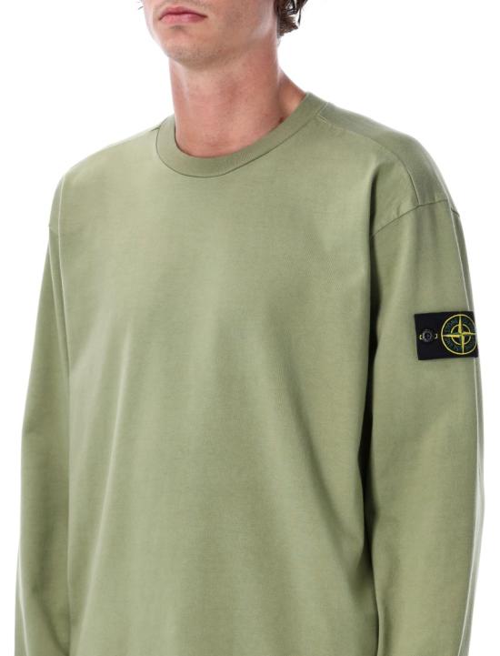 25FW 스톤 아일랜드 긴팔 티셔츠 S156100075S0A50 Green - STONE ISLAND
