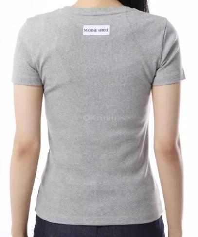 25FW 마린세르 반팔 티셔츠 WTT012ACJER0008 GR50 GREY - MARINE SERRE