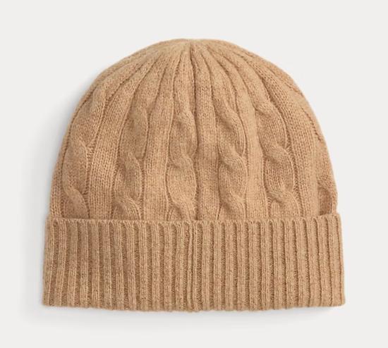 25FW 랄프 로렌 비니 455981442004 260 CAMEL - RALPH LAUREN