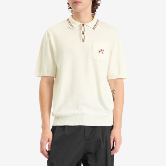  말본 폴로 티셔츠 M9266IVR IVORY DOM - MALBON