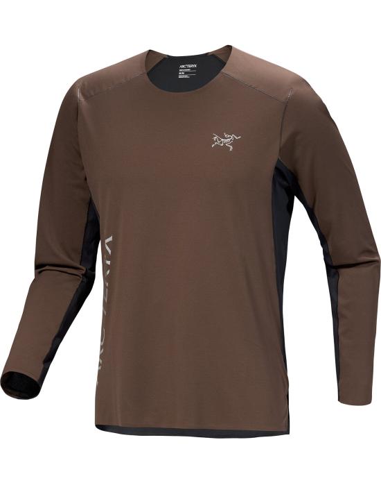 25FW 아크테릭스 긴팔 티셔츠 ATPFM10255CDE CAROB BLACK DOM