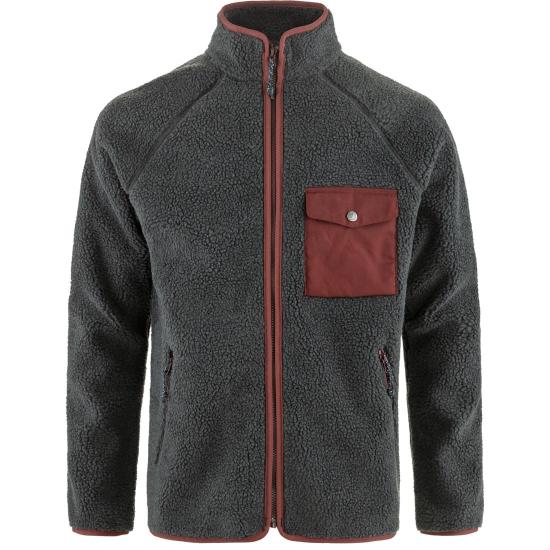  피엘라벤 트레이닝 티셔츠 84158 DARK GREY MAROON DOM