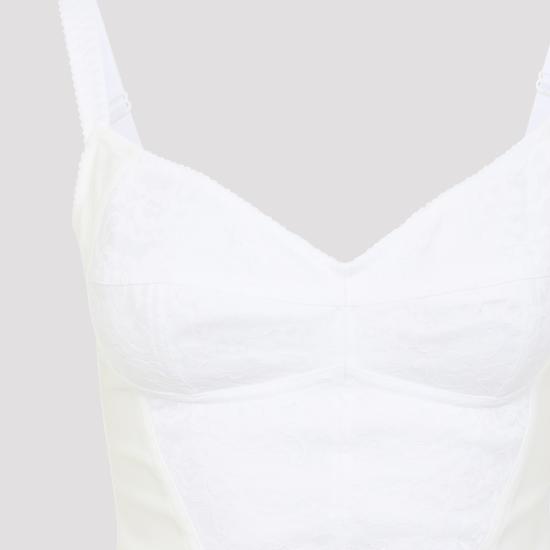 26SS 돌체앤가바나 숏 원피스 F63G8T GDCLQ W0800 BIANCO OTTICO - DOLCE & GABBANA