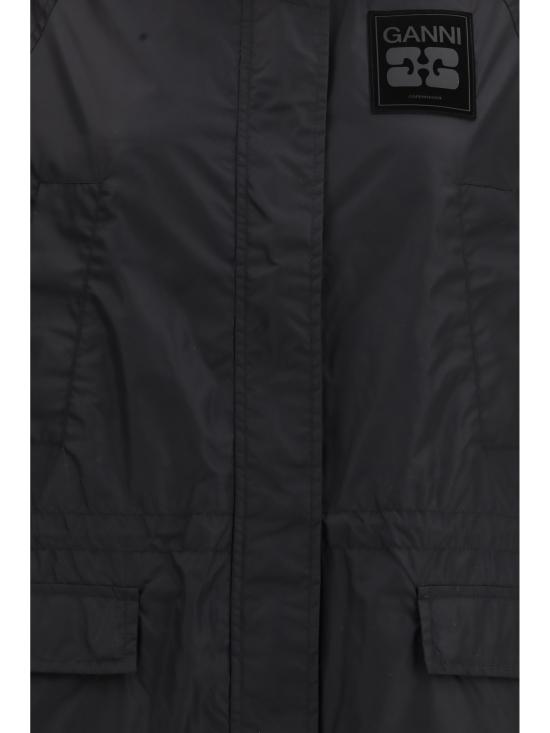 26SS 가니 코트 A1010080 099 BLACK - GANNI