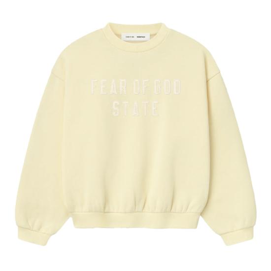  피어오브갓 플리스 집업 후디 192SP256558F GARDEN YELLOW DOM