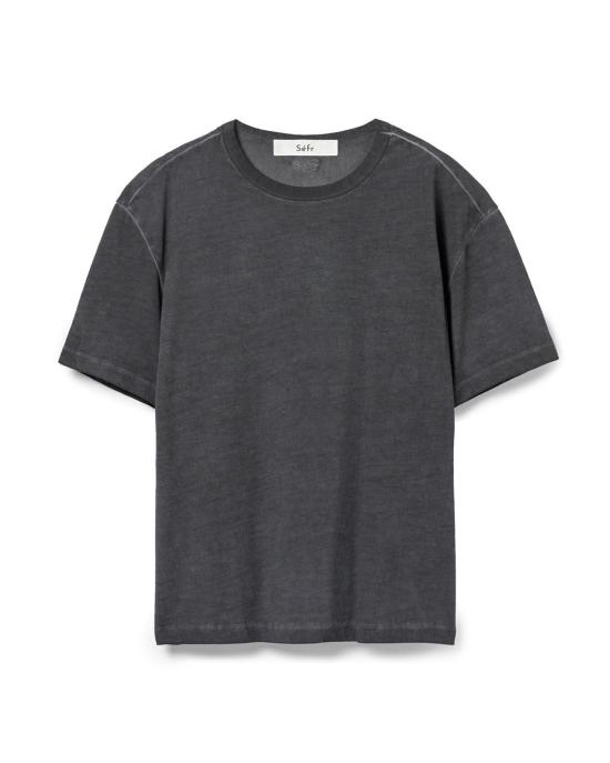 26SS 세퍼 반팔 티셔츠 MAURO TSHIRT WASHED BLACK DOM