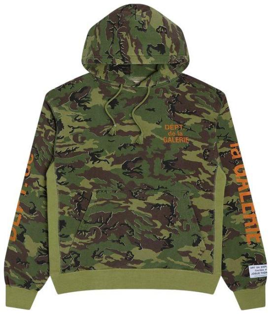  갤러리 디파트먼트 후드 티셔츠 DGH 50045 ERDL CAMO DOM