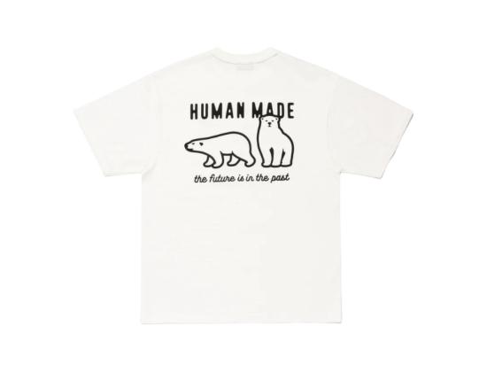 25FW 휴먼메이드 반팔 티셔츠 HM30TE005WHITE DOM - HUMANMADE