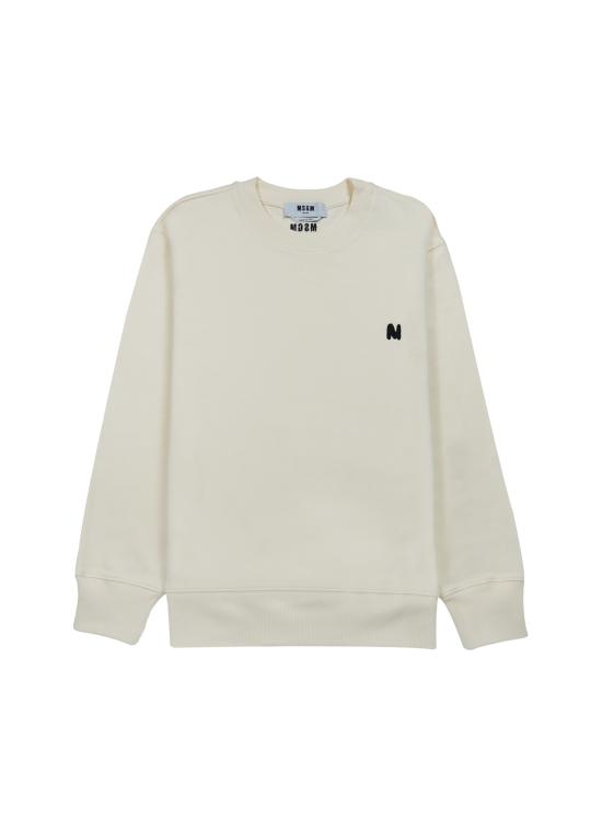  엠에스지엠 긴팔 티셔츠 3940MM123 257795 02 WHITE DOM