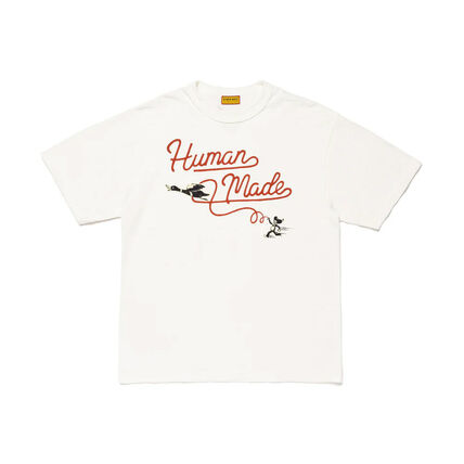 25FW 휴먼메이드 반팔 티셔츠 HM30TE017WHITE DOM