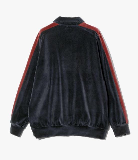 25FW 니들스 폴로 티셔츠 RW338 NAVY DOM - NEEDLES