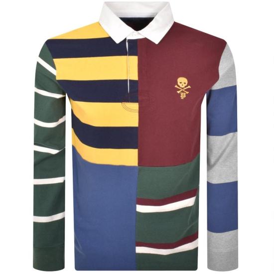 25FW 폴로 랄프로렌 폴로 티셔츠 710971831001 RED WINE MULTI DOM