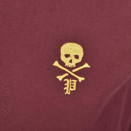  폴로 랄프로렌 폴로 티셔츠 710971831001 RED WINE MULTI DOM - POLO RALPH LAUREN