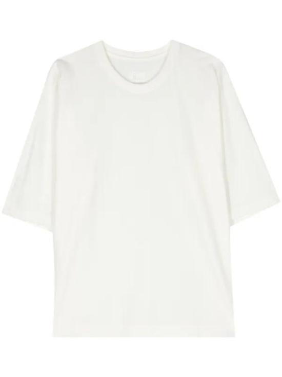 25FW 옴므 플리세 이세이 미야케 반팔 티셔츠 HP58JK31001 WHITE DOM