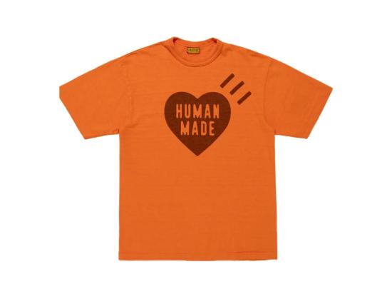 25FW 휴먼메이드 반팔 티셔츠 HM29CS033ORANGE DOM
