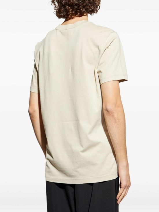 25FW 몽클레어 반팔 티셔츠 8C0000889AYW216 LIGHT BEIGE DOM - MONCLER