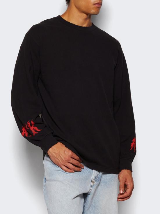 25FW 갤러리 디파트먼트 긴팔 티셔츠 ATKL60044CLEANBLACK CLEAN BLACK DOM - GALLERY DEPT