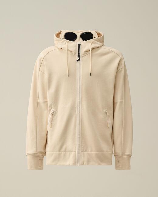  씨피 컴퍼니 다이애그널 레이즈드 플리스 고글 스웨트셔츠 19CMSS715A 005086W 402 PISTACHIO SHELL DOM