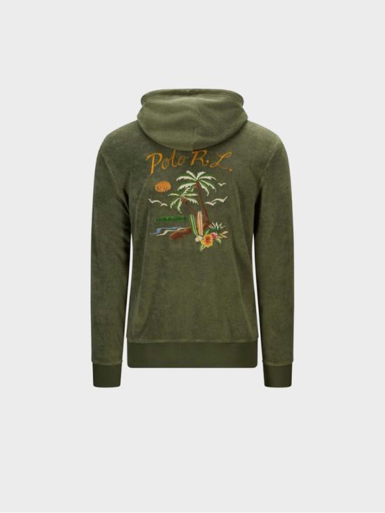  폴로 랄프로렌 후드 티셔츠 710966512001 TREE GREEN DOM - POLO RALPH LAUREN