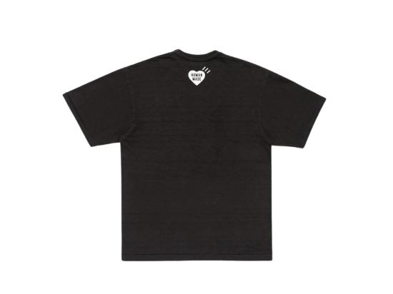  휴먼메이드 반팔 티셔츠 HM29TE007 BLACK DOM - HUMANMADE