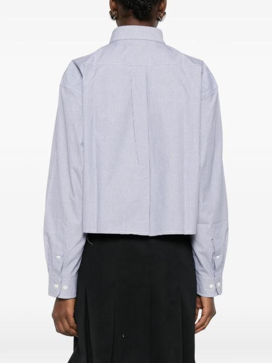 26SS 미우미우 포플린 셔츠 MK1659 1805F0008 Blue - MIU MIU