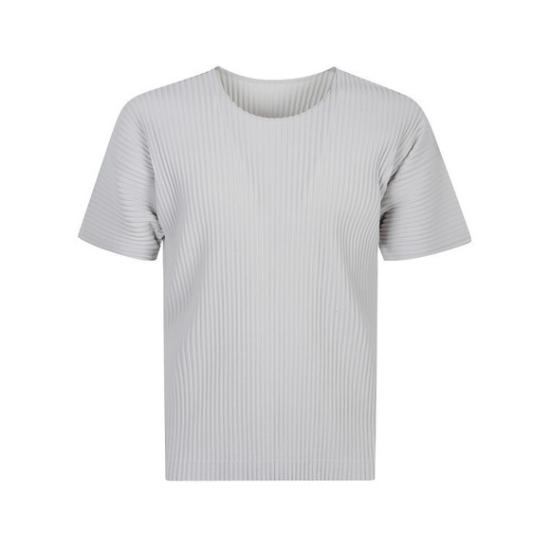  옴므 플리세 이세이 미야케 반팔 티셔츠 HP57JK520 11 LGRAY DOM