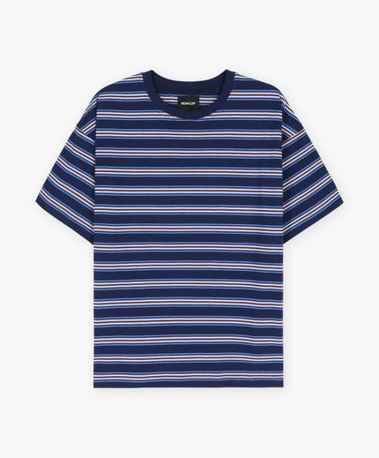  하울린 반팔 티셔츠 BOXYPARADISE BLUETHUNDER DOM