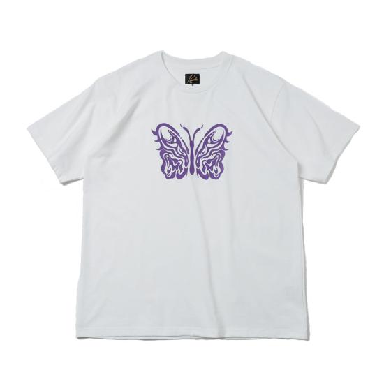 25SS 니들스 반팔 티셔츠 QV433 OFF WHITE DOM