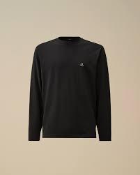 25SS 씨피 컴퍼니 긴팔 티셔츠 18CMTS131A 006263G 999 BLACK DOM
