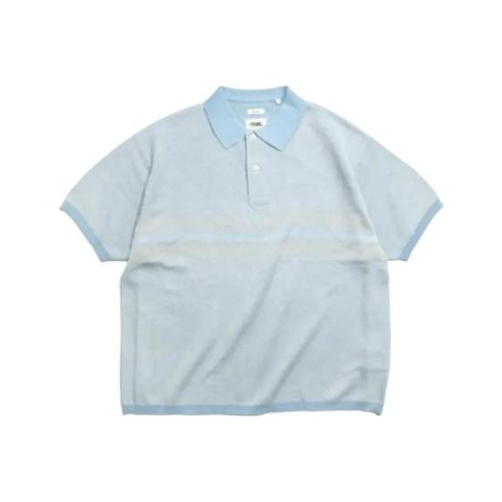  나나미카 폴로 티셔츠 S25SH016E SX SAX DOM
