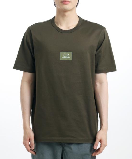 25SS 씨피 컴퍼니 반팔 티셔츠 18CMTS108A 110301W 683 IVY GREEN DOM