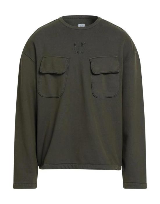  씨피 컴퍼니 긴팔 티셔츠 17CMSS020A006372G674 GRAPE LEAF DOM