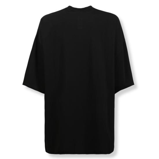 25FW 릭 오웬스 반팔 티셔츠 RU02E1283 Black - RICK OWENS