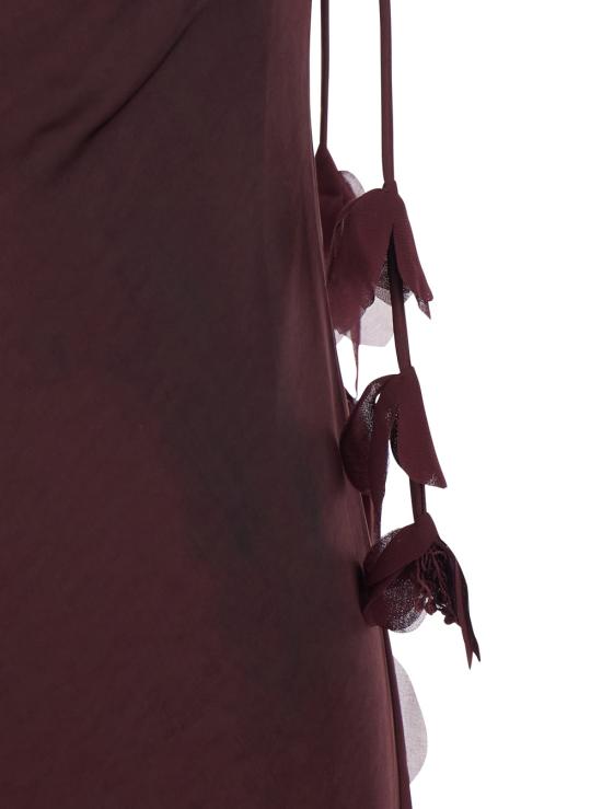 26SS 셀프 포트레이트 롱 원피스 RS26218MBUBURGUNDY Bordeaux - SELF PORTRAIT