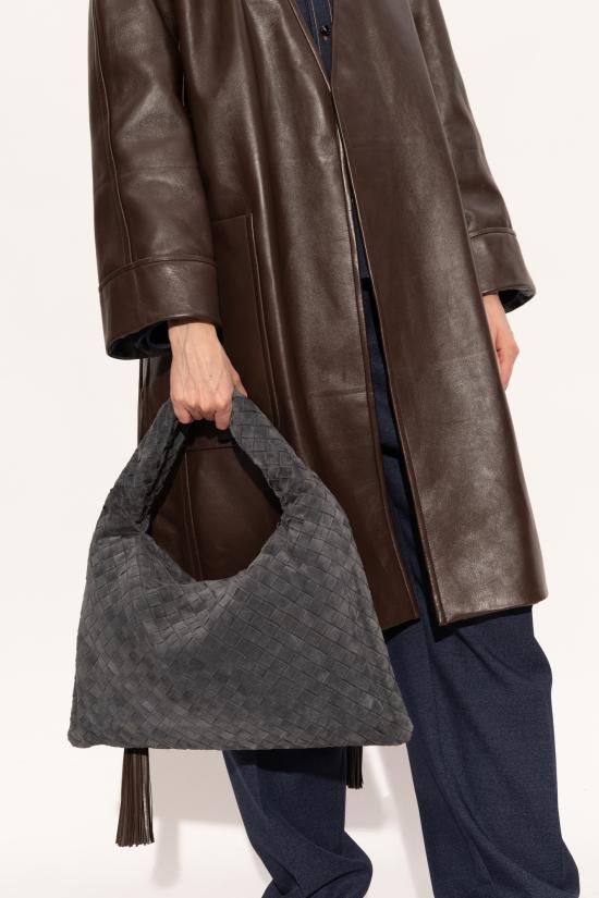  보테가베네타 스몰 홉 숄더백 796262 V1QE3 1040 GRAPHITE DOM - BOTTEGA VENETA