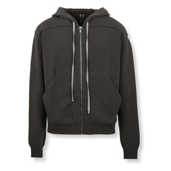 25FW 릭 오웬스 후드 티셔츠 RU02E1614 Black